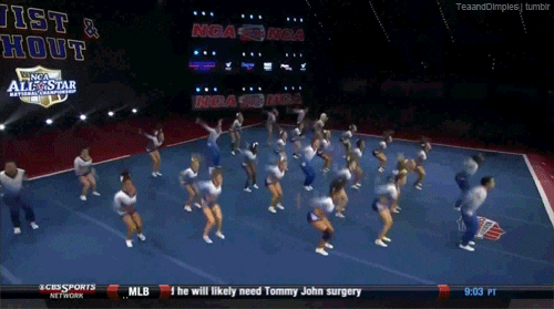 cheerleading GIF