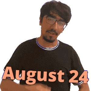 August 24 Sticker
