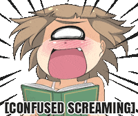 Confused Scream Sticker by Jin