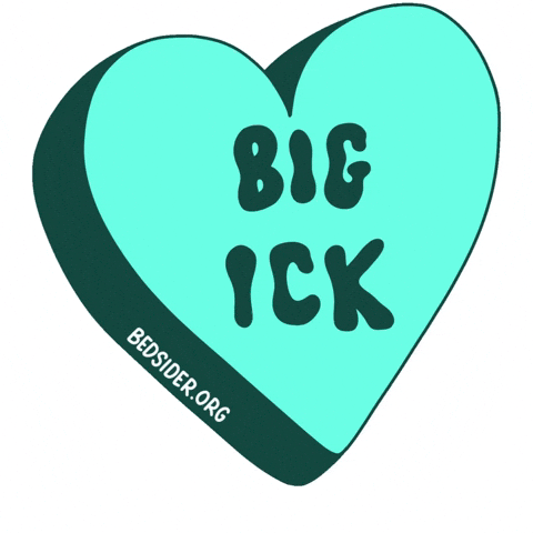 Red Flag Heart GIF by Bedsider
