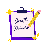 GrowthSpace space writing growth pencil Sticker