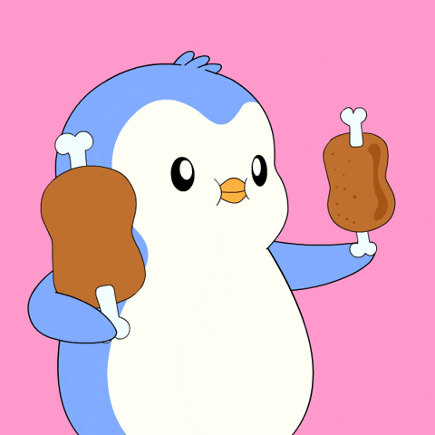 Hungry Fast Food GIF by Pudgy Penguins