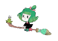 Happy Witch Sticker