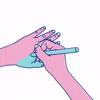 Sad Hand GIF by Nevi Ayu E.