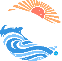 happy here comes the sun Sticker by 30A