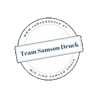 Team Stamp Sticker by Samson Druck