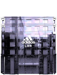 adidas adidas shop adidas london adidas flagship adidas ldn Sticker