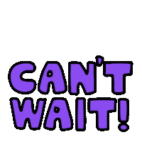 So Excited Waiting Sticker by AlwaysBeColoring