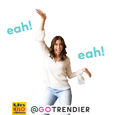 Happy Dance Sticker by GoTrendier