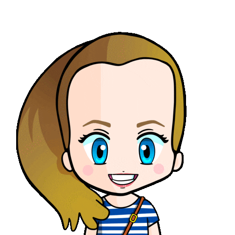 blue eyes smile Sticker