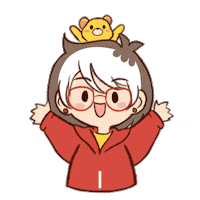 LesScketch hello welcome chibi kuma Sticker