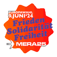 MERA25 eu mera europeanelections europawahl2024 Sticker