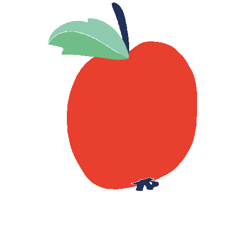 Apple Fruit Sticker by babauba