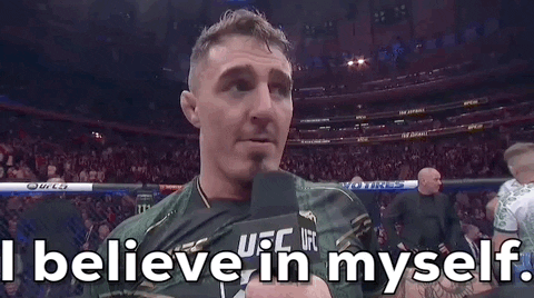 I Believe In Myself Mixed Martial Arts GIF by UFC