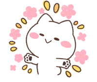 Cat Love Sticker by Minto Inc.