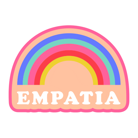 escuchoaluniverso giphyupload rainbow arcoiris empatia Sticker
