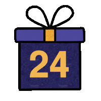 Weihnachtsgeschenk Twentyfour Sticker by Karmandala