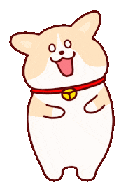 Happy Dog Sticker