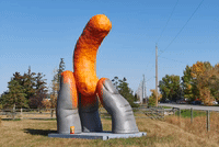 Cheetos Unveils Temporary Monument to Orange Dust in Cheadle, Alberta