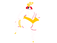 sexy come on Sticker by nerdo