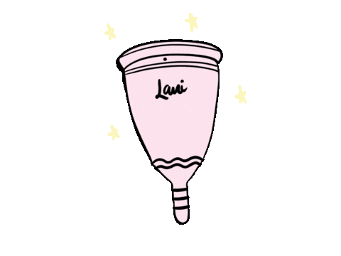 lanimx giphystickerchannel copa menstrual cup menstrual Sticker