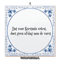 Winter Natuur Sticker by Tegelspreuken.nl