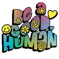 goodhumancampaign be a good human good human good human campaign bagh24 Sticker