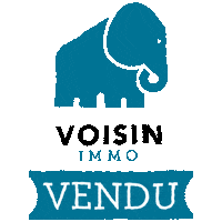Elephant Vendu Sticker by Voisin Immo