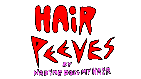 nadine velazquez hair Sticker by deladeso