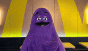 Shush Grimace GIF by McDonald's CZ/SK