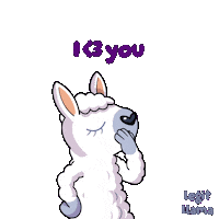 I Love You Sheep Sticker by VeeFriends