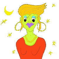 Stars Flirt Sticker