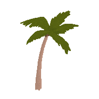 Palm Tree Summer Sticker