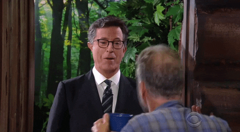 Surprised Stephen Colbert GIF by The Late Show With Stephen Colbert