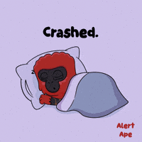 Monkey Sleeping GIF by VeeFriends