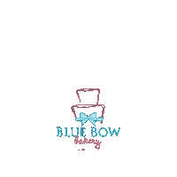 bluebowbakery fresh freshly made blue bow bakery bluebowbakery Sticker
