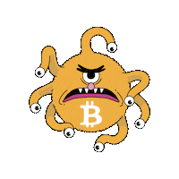 Dungeons And Dragons Bitcoin Sticker by herecomesbitcoin