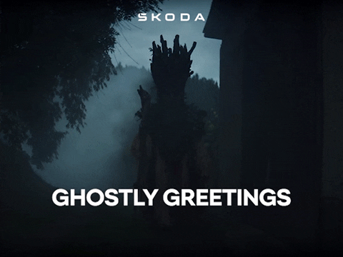 Halloween Horror GIF by Škoda Global