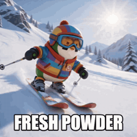 Snow Winter GIF by ZaddyFi