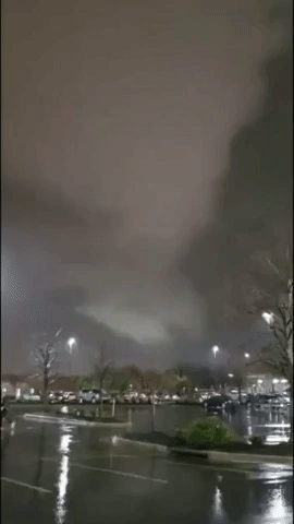 Funnel Cloud Seen Over Chantilly Amid Tornado Warning