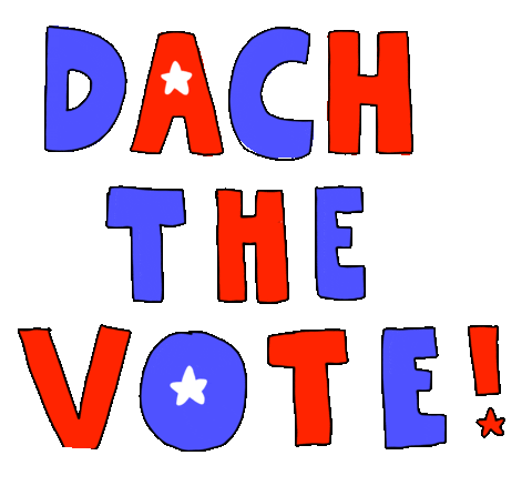 Voting Rock The Vote Sticker by Stefanie Shank