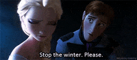 freezing disney frozen GIF