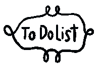 To Do Sticker by MANDARINNA