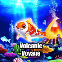 Koi Fish Volcano GIF by TheConfishius