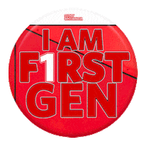 First Generation Button Sticker by SUNY Oneonta