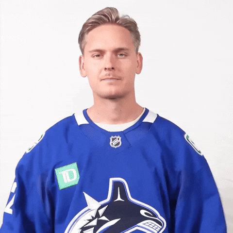 Kevin Lankinen Sport GIF by Vancouver Canucks
