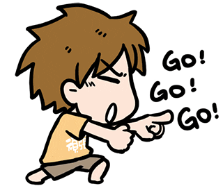 Fight 加油 Sticker by off60