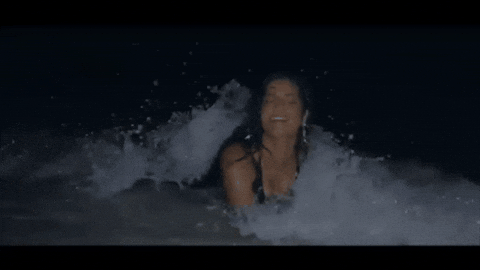 Beach Swim GIF by iLOVEFRiDAY