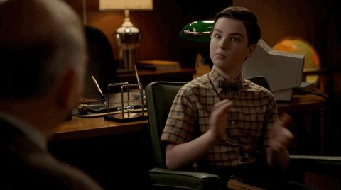 Sheldon Cooper Reaction GIF by CBS