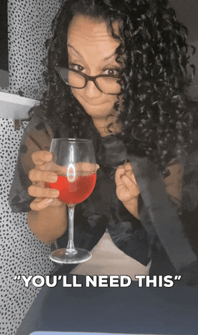 Stressed Out Wine GIF by VidaChic